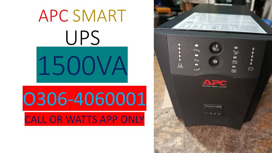 ONLINE APC SMART UPS SRT 6KVA, new model for medical and others 3