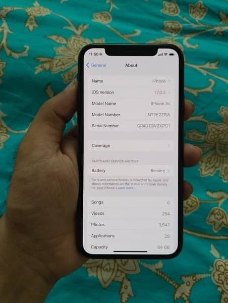 iphone xs 64gb PTA approved 1