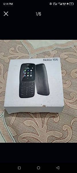 Nokia 106. Not a single day use. Full Box. original battery. original chgr 0