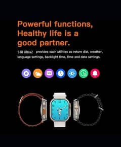 Original S10 Ultra 2 Smart Watch with 7in1 Straps | Magnetic Charger