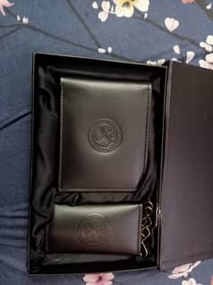 Military Merch Wallet and Keychain Set