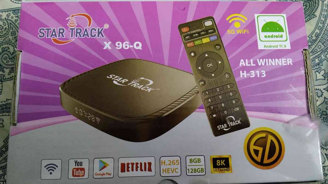 Android Tv Box - Star Track Korea | 8GB RAM | 128GB ROM 1