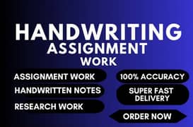 Hand written Assignments.