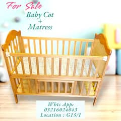 Baby Cot & Baby Dinning Chair