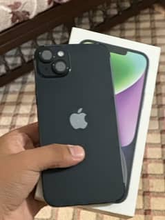 iphone 14 plus black with box