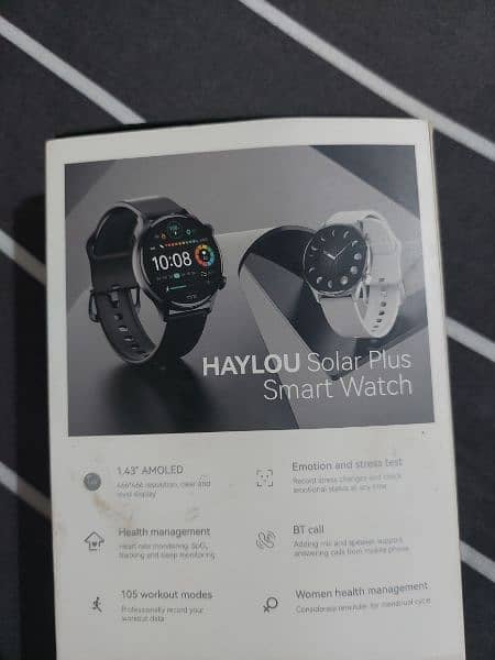 Haylou Solar plus smart watch 1