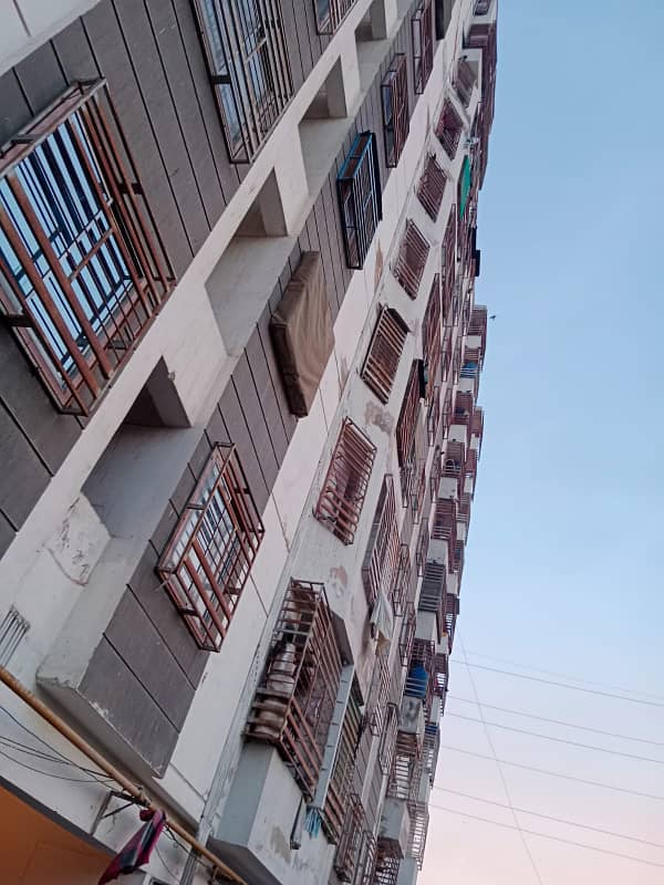 2 BED + 1 LOUNCH FLAT FOR SALE IN NEW BUILDING AL-GHAFOOR ATRIAM TOWER SECTOR 11 A NORTH KARACHI 3