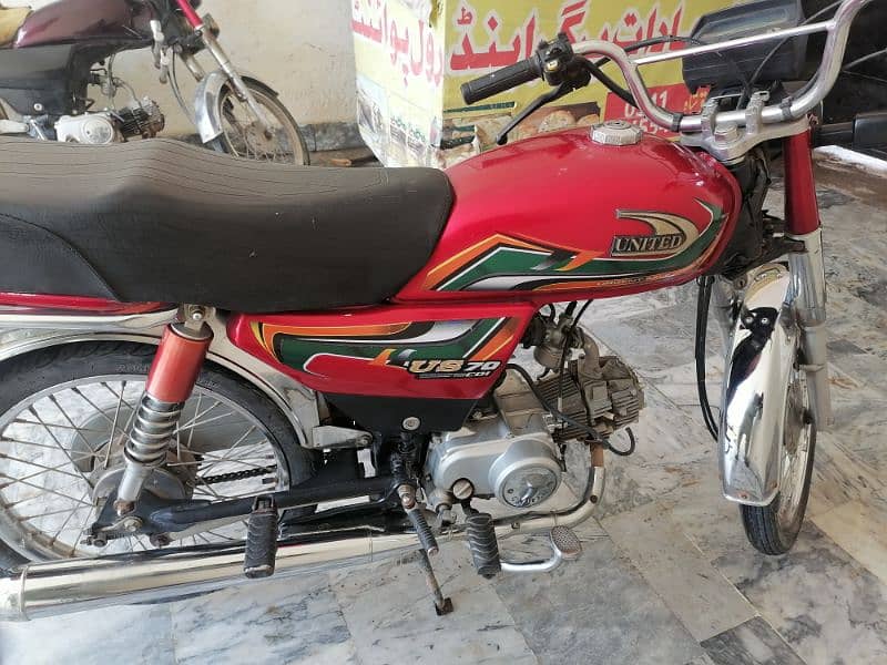 United 70 cc  urgent sale condition All ok  open registration 4