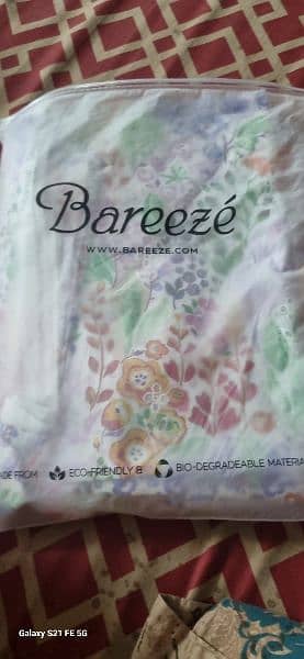 Bareeze Unstitched 3 Piece suit 0