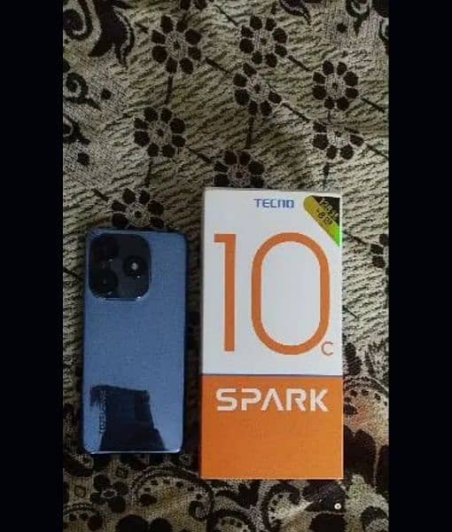 TECNO SPARK 10C (4+4/128) COMPLETE BOX  EXCHANGE POSSIBLE 3