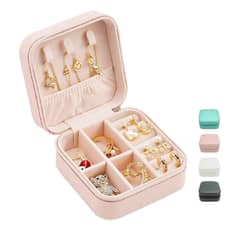 SP Dealz Small Jewellery Box - Mini Travel Jewellery Boxes Case, Porta