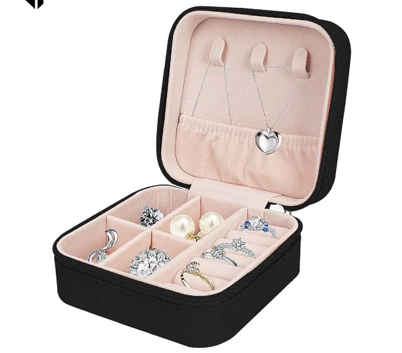 SP Dealz Small Jewellery Box - Mini Travel Jewellery Boxes Case, Porta 2