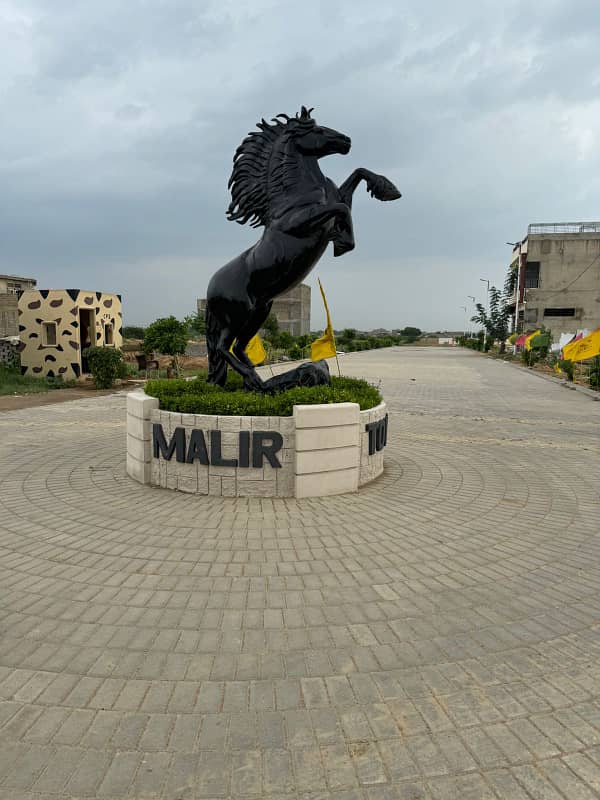 Malir Town Residency phase 1 80 sq yards plot for sale 8