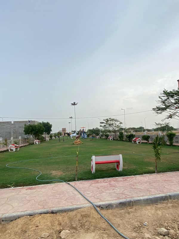 Malir Town Residency phase 1 80 sq yards plot for sale 18