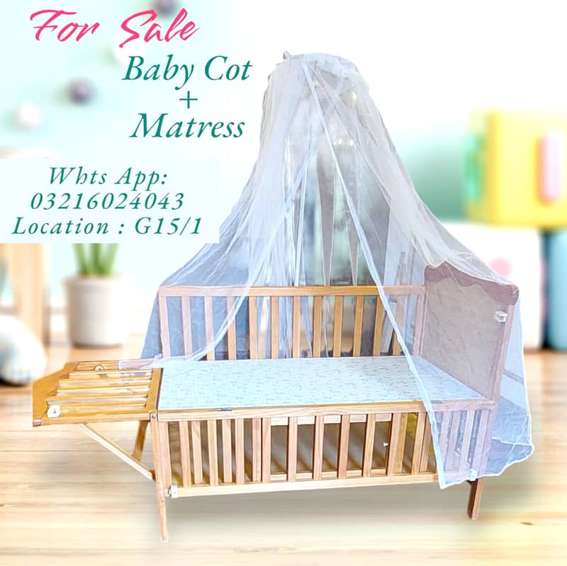 Baby Cot & Baby Dinning Chair 3