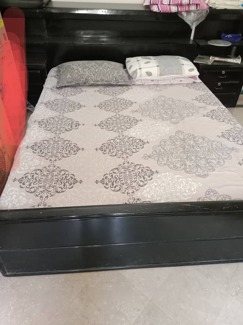 King Bed with Mattress 1