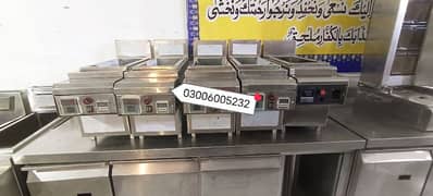 8 litter automtic gas deep fryer we hve pizza oven fast food machinery