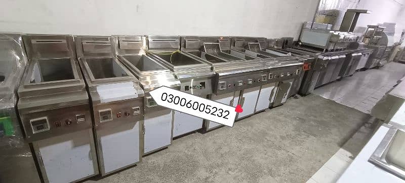 8 litter automtic gas deep fryer we hve pizza oven fast food machinery 1