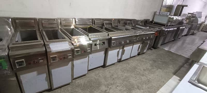 8 litter automtic gas deep fryer we hve pizza oven fast food machinery 2