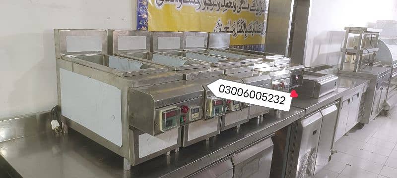 8 litter automtic gas deep fryer we hve pizza oven fast food machinery 3