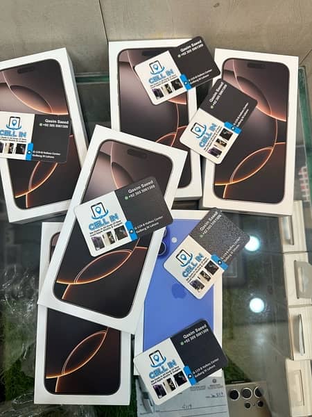 iphone 16 Pro Max 256Gb Desert Taitanium Non Active Bix Pack 1