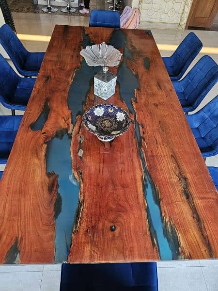 Epoxy resin dinning table 1