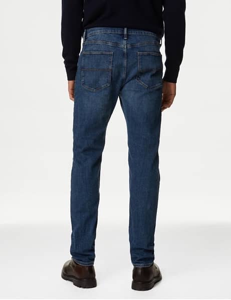 Marks and Spencer Slim Fit Stretch Jeans. 3