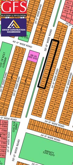 NORTH TOWN RESIDENCY PHASE 1 GOLD BLOCK 80syd Westopen 50feet road 0