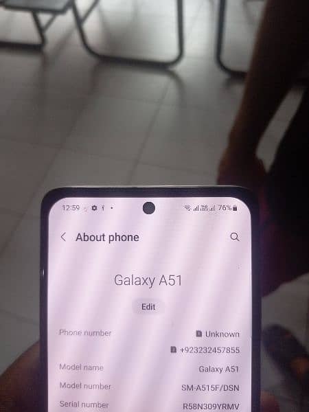 samsung galaxy A51.6/128 9