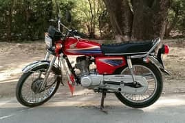 assalamu alaikum Honda 125 CG motorcycle present for sale