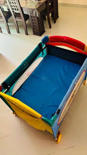 Infant Floor Seat and Baby Crib for Sale 6