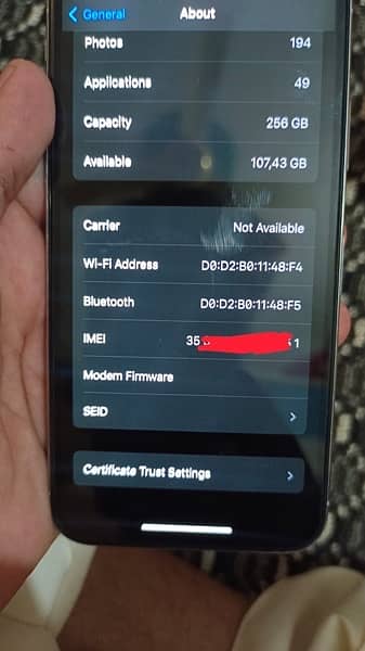 Iphone x 256gb bypass 7