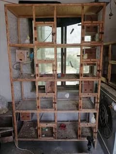 Birds cage for sale 8 portion With all accessories 0