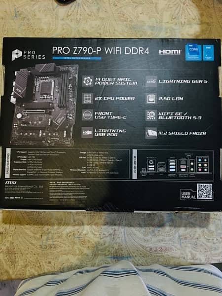 MSI Z790-P Pro WIFI DDR4 Brand New 1