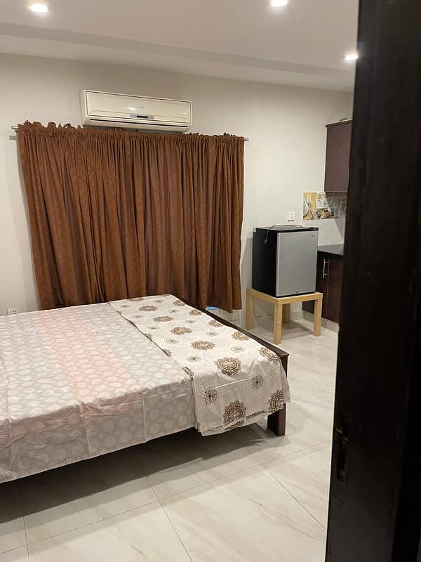 Studio Fully Furnished Apartment Is Available For Rent In iqbal Block Bahria Town Lahore 1