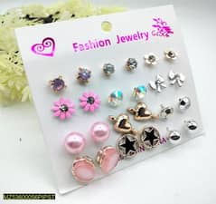 Alloy Earrings pack of 12