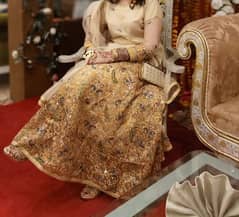 A 3 pc fancy Hand made lehnga with shirt & embroided dupatta for girls