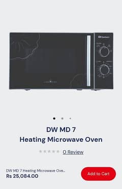 Dawlance microwave oven Md7 model 0