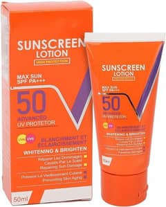 UV protectent sunscreen lotion SPF 50,50 Ml 0