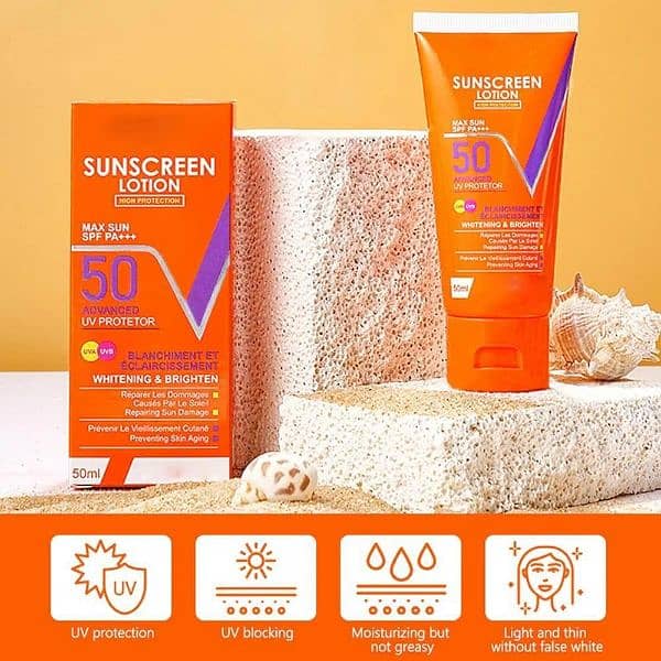 UV protectent sunscreen lotion SPF 50,50 Ml 1