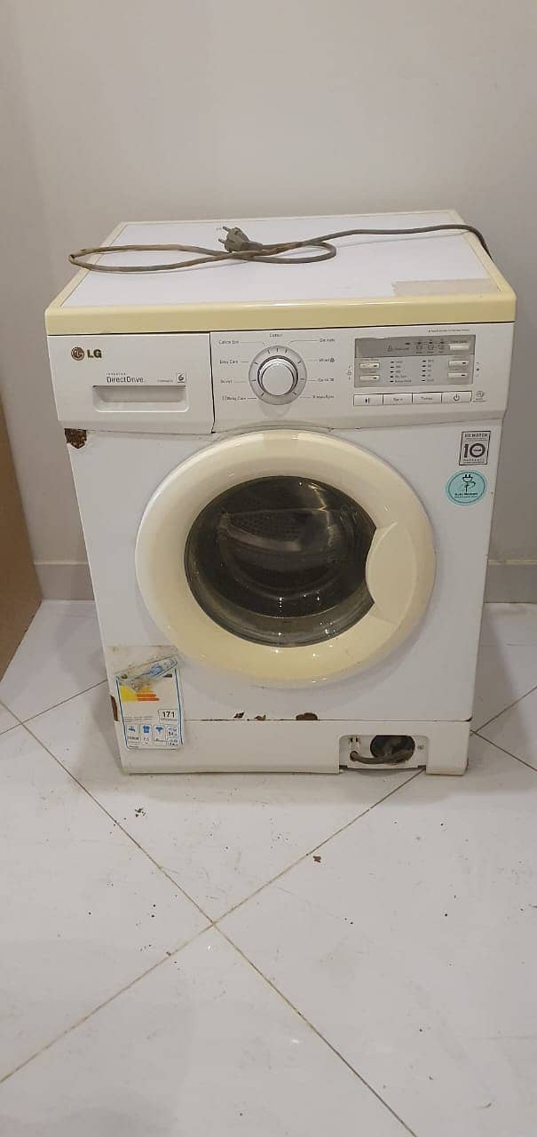 LG FULLY AUTOMATIC 8KG WASHING MACHINE 0