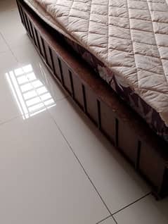 Complete Bed Set (Solid Wood) Negotiable