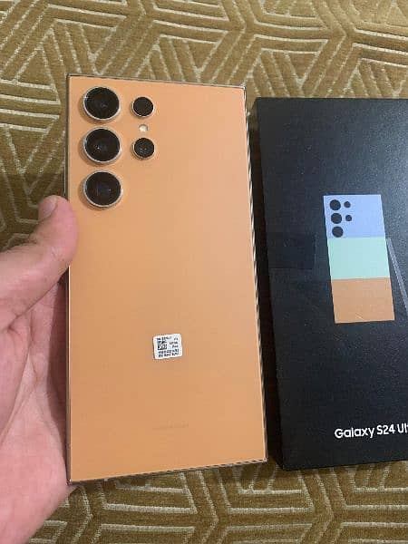 s24 ultra just box open 512gb t/orange 0