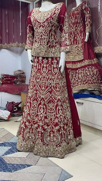 Bridal Lehenga With Jewelry 1