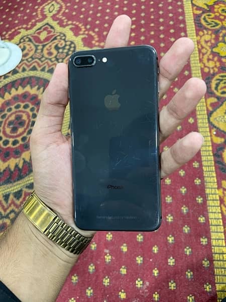 IPHONE 8plus 64GB non pta glass crak finger disble and sound speakr 2