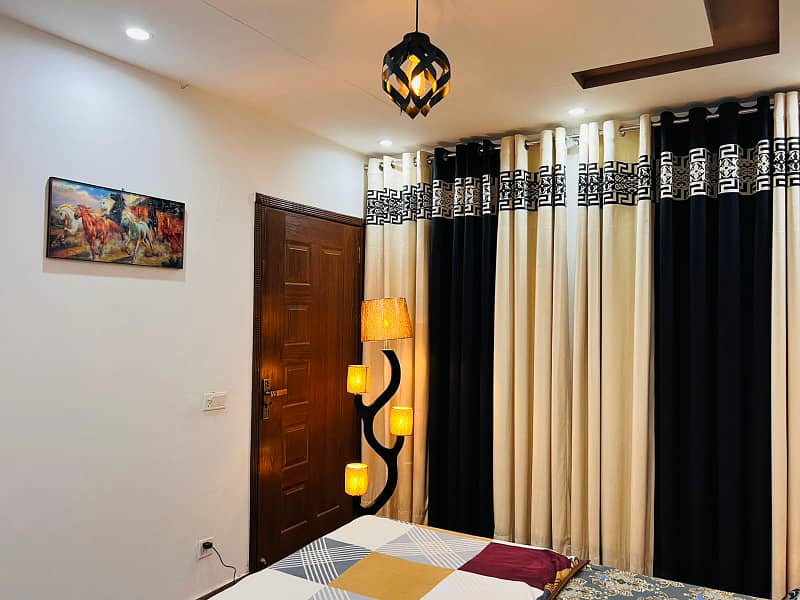 One Bedroom Fully Furnished Apartment Is Available For Rent In iqbal Block Bahria Town Lahore 4