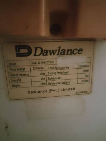 Dawlance 1-Ton split Air conditioner 7