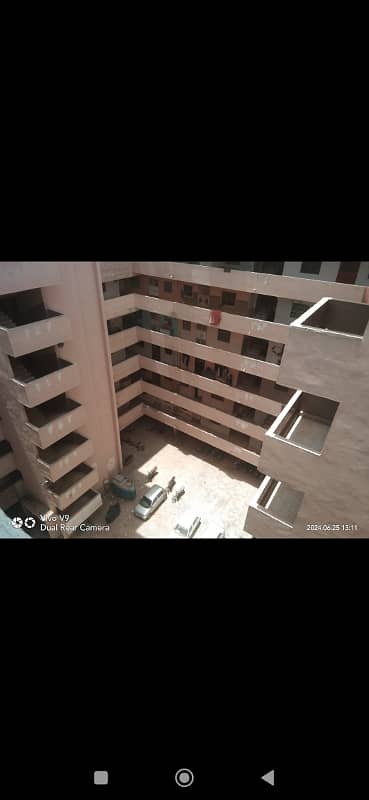 SECTOR 5/E FLAT ALREADY IN BANK MORTGAGE, BEST FOR BANK FINANCE, ROYAL TOWER APARTMENT, ROAD FACING, ALL DOCUMENT AVAILABLE ACCORDING TO BANK LOAN REQUIREMENT, NORTH KARACHI 16