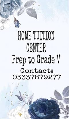 Home/Online tuition For juniors Prep to Grade V