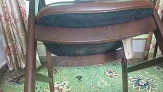 light weighted leather cushioned wooden 6 chairs for sale